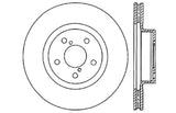 StopTech Drilled Sport Brake Rotor - 128.47012R