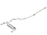 Borla 16-17 Ford Focus RS 2.3L MT Round Angle-Cut Tips Split Rear Exit ATAK Catback Exhaust - 140730