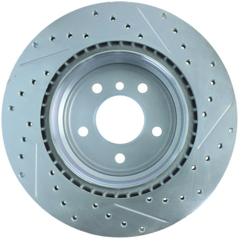 StopTech Select Sport 07-13 BMW 335i Slotted & Drilled Vented Right Rear Brake Rotor - 227.34080R