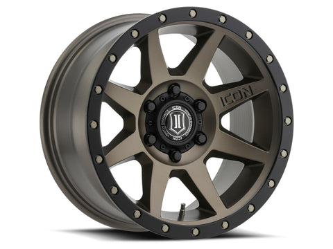 ICON Rebound 18x9 5x5 -12mm Offset 4.5in BS 71.5mm Bore Bronze Wheel - 1818907345BR