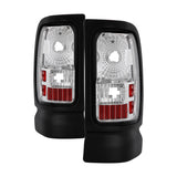 Xtune Dodge Ram 1500/2500/3500 94-01 Euro Style Tail Lights Chrome ALT-ON-DRAM94-C - 5012760