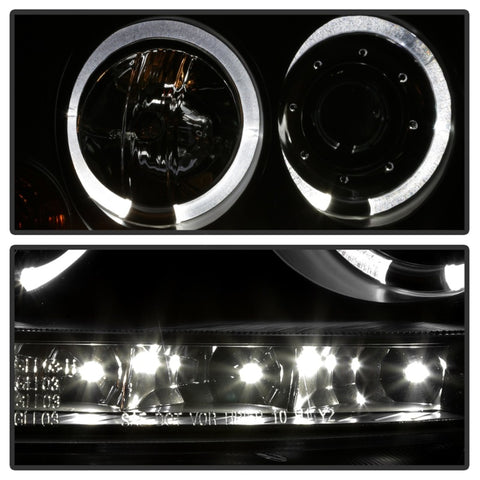 Spyder Volkswagen GTI 06-09/Jetta 06-09 Halogen Model Only - LED Halo DRL Black PRO-YD-VG06-HL-BK - 5012098