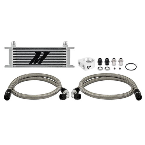 Mishimoto Universal 13 Row Oil Cooler Kit (Silver) - MMOC-U13SL