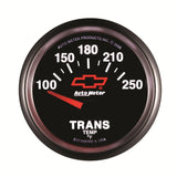 Autometer GM Bowtie Black 2-1/16in 100-250 Degree F Electronic Transmission Temperature Gauge - 3649-00406