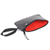 Go Rhino XVenture Gear Zipped Pouch - Large (12in. Wide Pocket / 6.5in. Hand Strap) Canvas - Black - XG1090-01