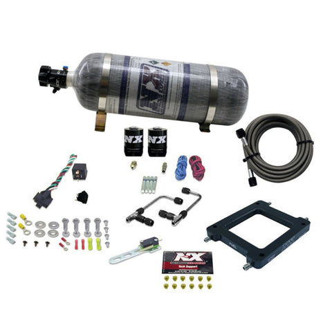 Nitrous Express Dominator Gemini Stage 6 Alcohol Nitrous Kit w/Composite Bottle - 60075-12