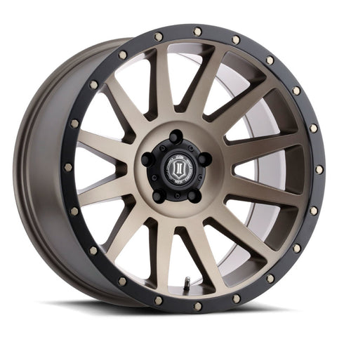 ICON Compression 20x10 5x5 -12mm Offset 5in BS 71.5mm Bore Bronze Wheel - 2020107350BR