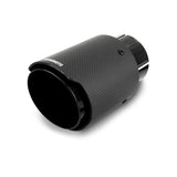 Mishimoto Carbon Fiber Muffler Tip 2.5in Inlet 3.5in Outlet Black - MMEXH-TIP-CF25BK