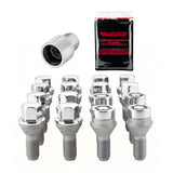 McGard 4 Lug Hex Install Kit w/Locks (Cone Seat Bolt) M12X1.25 / 17mm Hex / 22.0mm Shank L. - Chrome - 67232