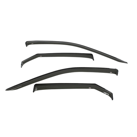 Westin 2001-2010 Chrysler PT Cruiser Wade Slim Wind Deflector 4pc - Smoke - 72-35406