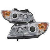 Spyder BMW E90 3-Series 06-08 4DR V2 Headlights - HID Only - Chrome PRO-YD-BMWE9005V2-AFSHID-C - 5083845