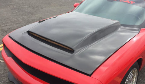 Anderson Composites 2018 Dodge Demon Cowl-Style Carbon Fiber Hood - AC-HD18DGCHDM-KB