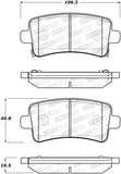 StopTech Street Brake Pads - Front - 308.14301