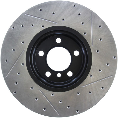 StopTech BMW 12-15 335i / 2014 428i / 2015 235i/228i Front Right Slotted & Drilled Sport Brake Rotor - 127.34140R