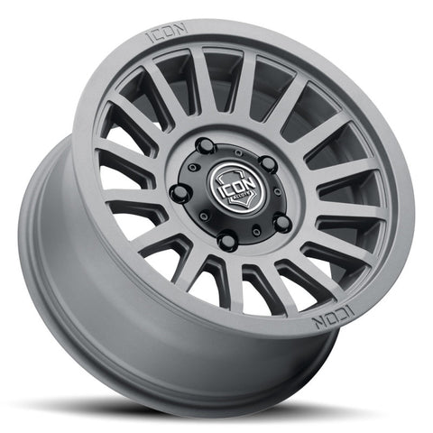 ICON Recon SLX 18x9 6x135 BP 6mm Offset 5.25in BS 87.1mm Hub Bore Charcoal Wheel - 3618906352CH