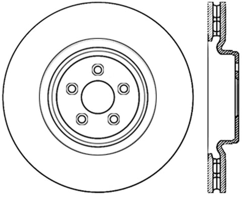 StopTech Drilled Sport Brake Rotor - 128.20022R