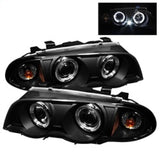 Spyder BMW E46 3-Series 99-01 4DR Projector 1PC LED Halo Amber Reflctr Blk PRO-YD-BMWE46-4D-HL-AM-BK - 5008947