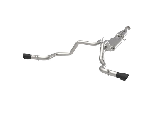 Kooks 2021+ Ford F150 2.7/3.5/5.0L 3in Dual Cat-Back Side Exit Exhaust w/Black Tips - 13704240