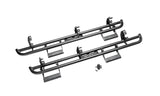 N-Fab RKR Step System 2021 Ford Bronco 4 Door - Tex. Black - 1.75in - F214BRKRS4