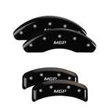 MGP Front set 2 Caliper Covers Engraved Front MGP Yellow finish black ch - 17216FMGPYL