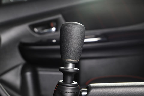 GrimmSpeed Shift Knob Stainless Steel - Subaru 5 Speed and 6 Speed Manual Transmission - Black - 380001