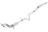 Borla 13-15 Hyundai Veloster Turbo 1.6L AT/MT FWD 2dr Dual Center Rear Exit Cat-Back Exhaust - 140506