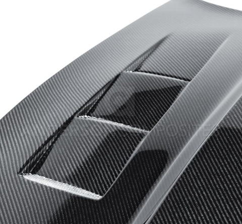 Anderson Composites 10-11 Chevy Camaro TS-style Carbon Fiber Hood - AC-HD1011CHCAM-TS