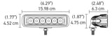 Hella Value Fit Mini 6in LED Light Bar - Spot - 357203011