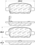 StopTech Performance 6/02-08 350z / 01-08 G35 Rear Brake Pads - 309.09050