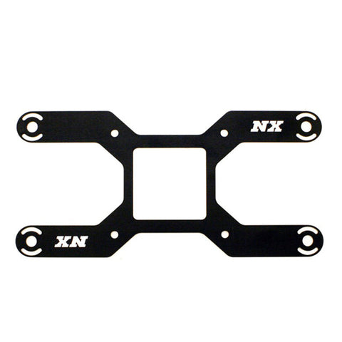 Nitrous Express Carb Plate Solenoid Bracket for 4150 (4 Solenoids) - 15728D