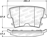 StopTech Street Select Brake Pads - 305.10570