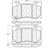 StopTech Street Touring 09-13 Infiniti FX35/FX37/FX45/FX50/08-13 G37 Front Brake Pads - 308.13460