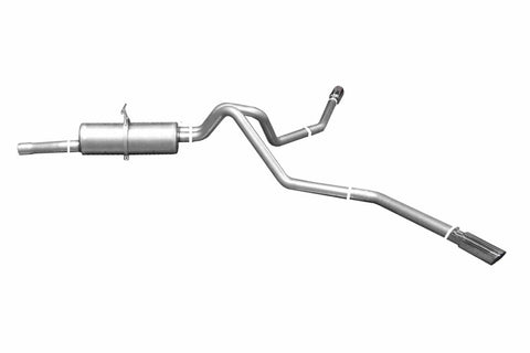 Gibson 99-04 Ford F-250 Super Duty Lariat 6.8L 2.5in Cat-Back Dual Extreme Exhaust - Aluminized - 9004