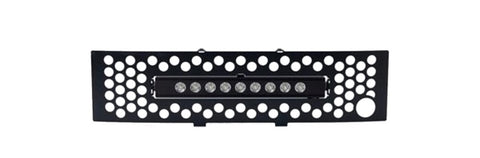 Putco 11-14 Ford F-150 EcoBoost SS Black Punch Bumper Grille Insert w/ 10in Luminix Light Bar - 88182FPL