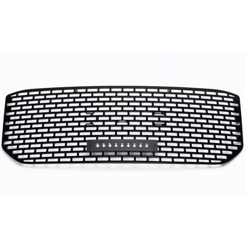 Putco 15-20 GMC Yukon XL Liquid 3D Slot/Blk Denali Style Lighted Boss Grille w/10in Luminix Lightbar - 270519BL