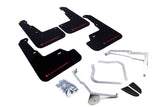 Rally Armor 15-21 Subaru WRX/STI (Sedan ONLY) Black UR Mud Flap w/ Red Logo - MF32-UR-BLK/RD