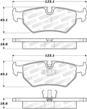 StopTech Street Brake Pads - Front - 308.05170