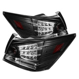 Spyder Honda Accord 08-12 4DR LED Tail Lights Black ALT-YD-HA08-4D-LED-BK - 5032621