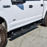 Westin Ram 15-21 Ford F-150 / 17-21 Ford F-250 & F350 Crew Cab R5 XD Nerf Step Bars - Black - 28-521095