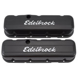 Edelbrock Valve Cover Signature Series Chevrolet 1965 and Later 396-502 V8 Tall Black - 4683