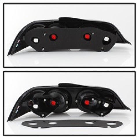 Spyder Acura RSX 02-04 Euro Style Tail Lights Black ALT-YD-ARSX02-BK - 5000330