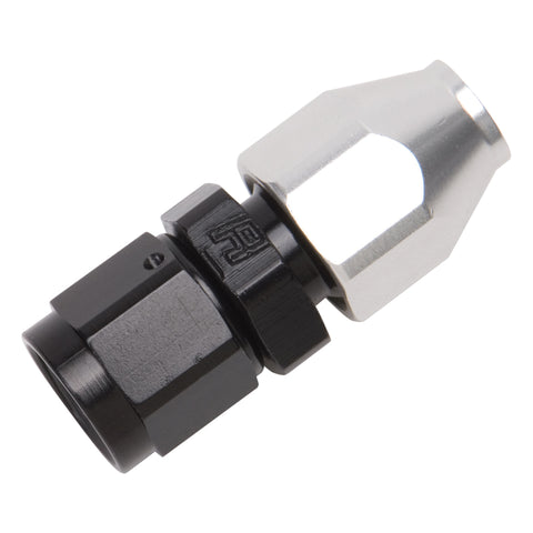 Russell Performance Black/Silver -8 AN Female Swivel to 1/2in Aluminum Tube - 639223