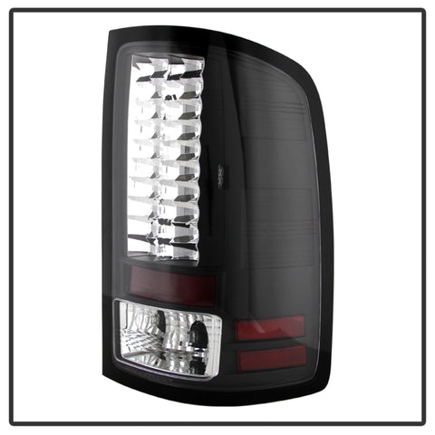 Spyder GMC Sierra 07-13 (Not fit 3500 Dually 4 Rear Wheels)LED Tail Lights Black ALT-YD-GS07-LED-BK - 5014948