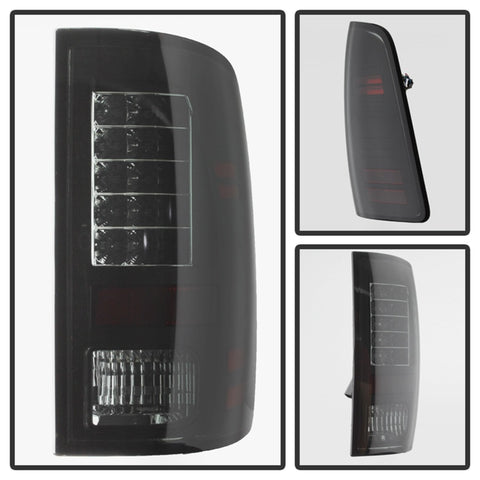 Spyder Dodge Ram 1500 13-14 13-14 LED Tail Lights LED Model only - Blk Smke ALT-YD-DRAM13-LED-BSM - 5077578