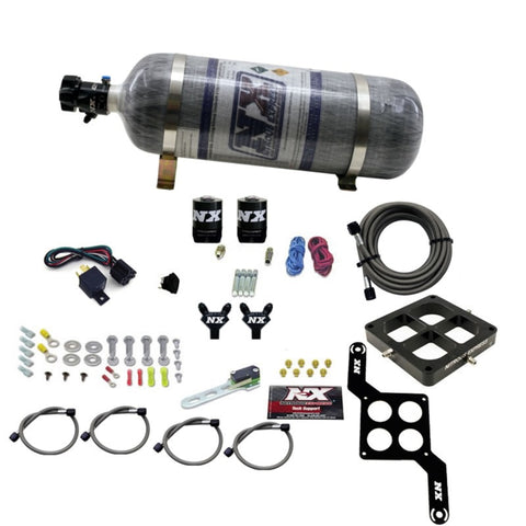 Nitrous Express Dominator Billet Crossbar Pro-Power Nitrous Kit (100-500HP) w/Composite Bottle - 60547-12