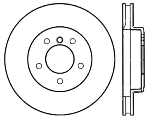 StopTech Drilled Sport Brake Rotor - 128.34060L