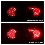 xTune Mazda 6 03-08 4/5DR (Not Fit Wagon) LED Tail Lights - Black (ALT-ON-M603-LED-BK) - 5013101