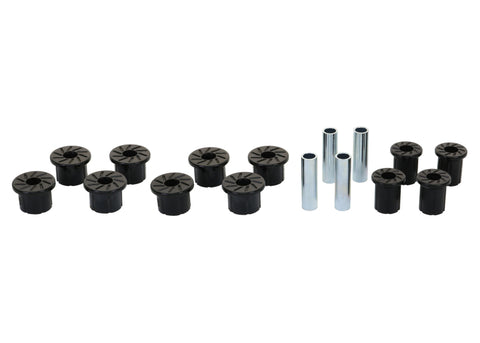 Whiteline 89-95 Toyota Pickup / 01-04 Toyota Tacoma Rear Leaf Spring Shackle Bushing Kit - W73470