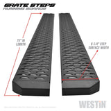 Westin Grate Steps Running Boards 75 in - Textured Black - 27-74725