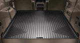 Husky Liners 21-23 Tahoe/Yukon Weatherbeater Cargo Liner Behind 2rd Row Over Folded 3rd Row - Black - 28291